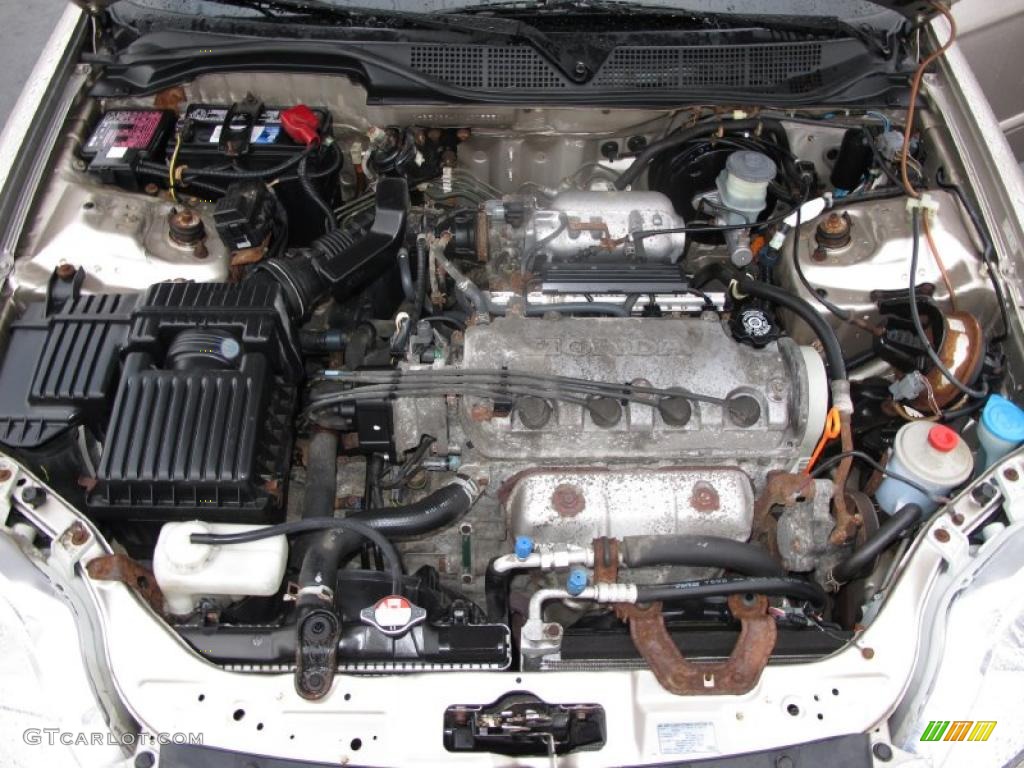 2000 Honda Civic EX Sedan 1.6 Liter SOHC 16-Valve 4 Cylinder Engine Photo #39033493
