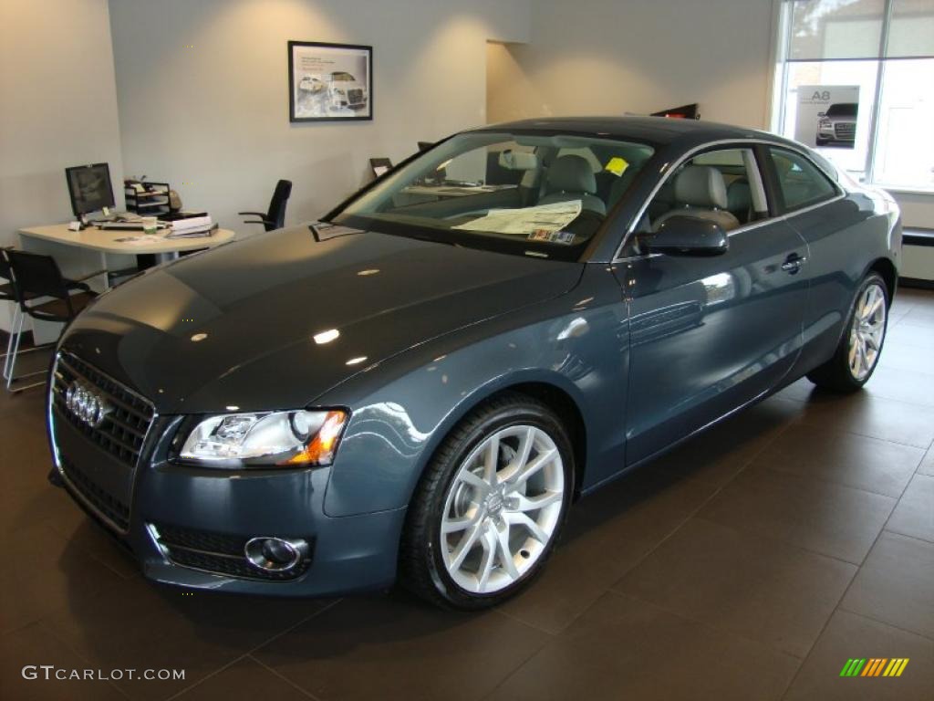 Meteor Grey Pearl Effect 2011 Audi A5 2.0T quattro Coupe Exterior Photo #39033933
