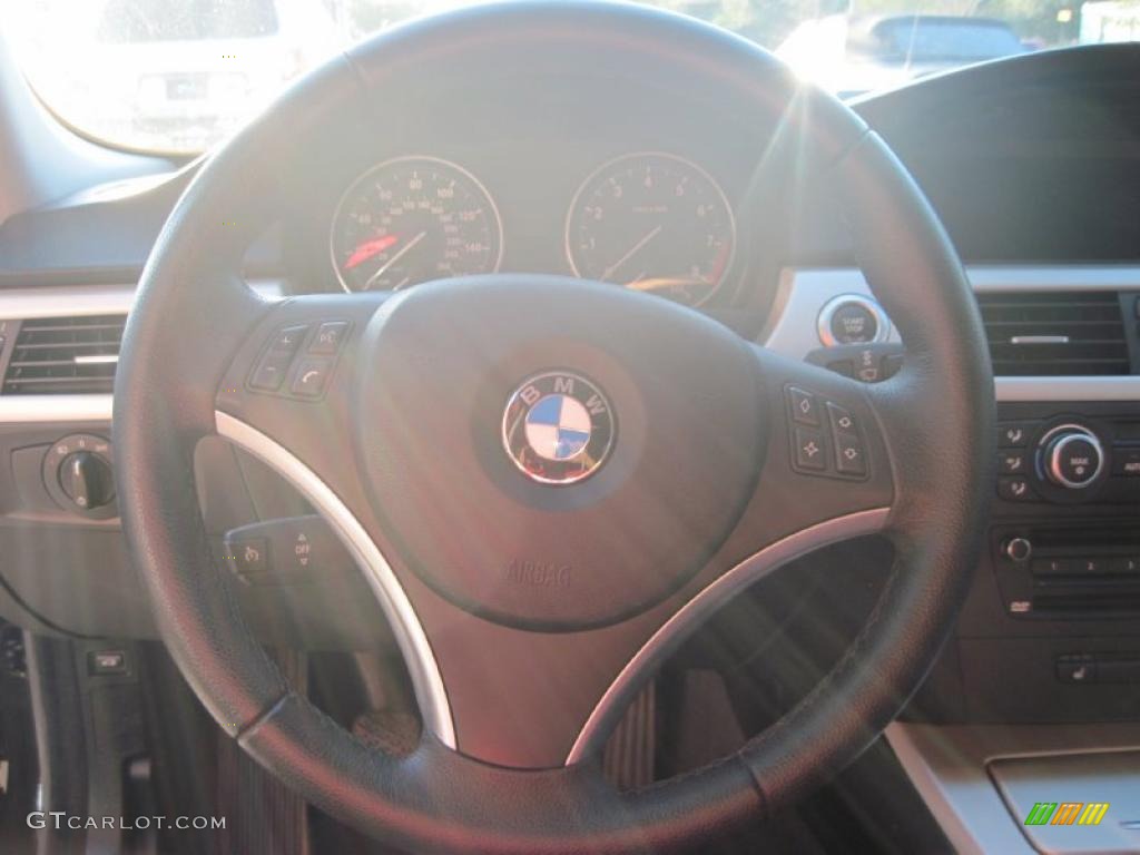 2007 3 Series 335i Sedan - Black Sapphire Metallic / Black photo #32