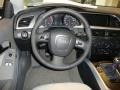 2011 Audi A5 Light Grey Interior Steering Wheel Photo