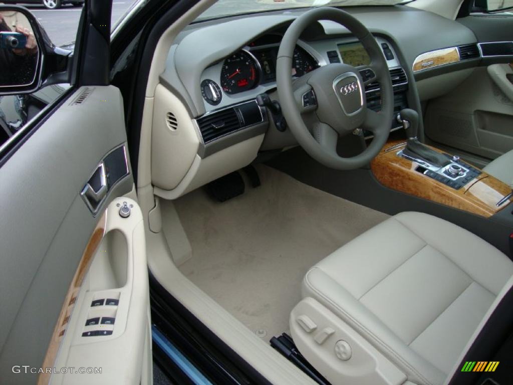 Cardamom Beige Interior 2011 Audi A6 3.0T quattro Sedan Photo #39034546