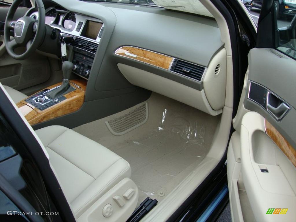Cardamom Beige Interior 2011 Audi A6 3.0T quattro Sedan Photo #39034618