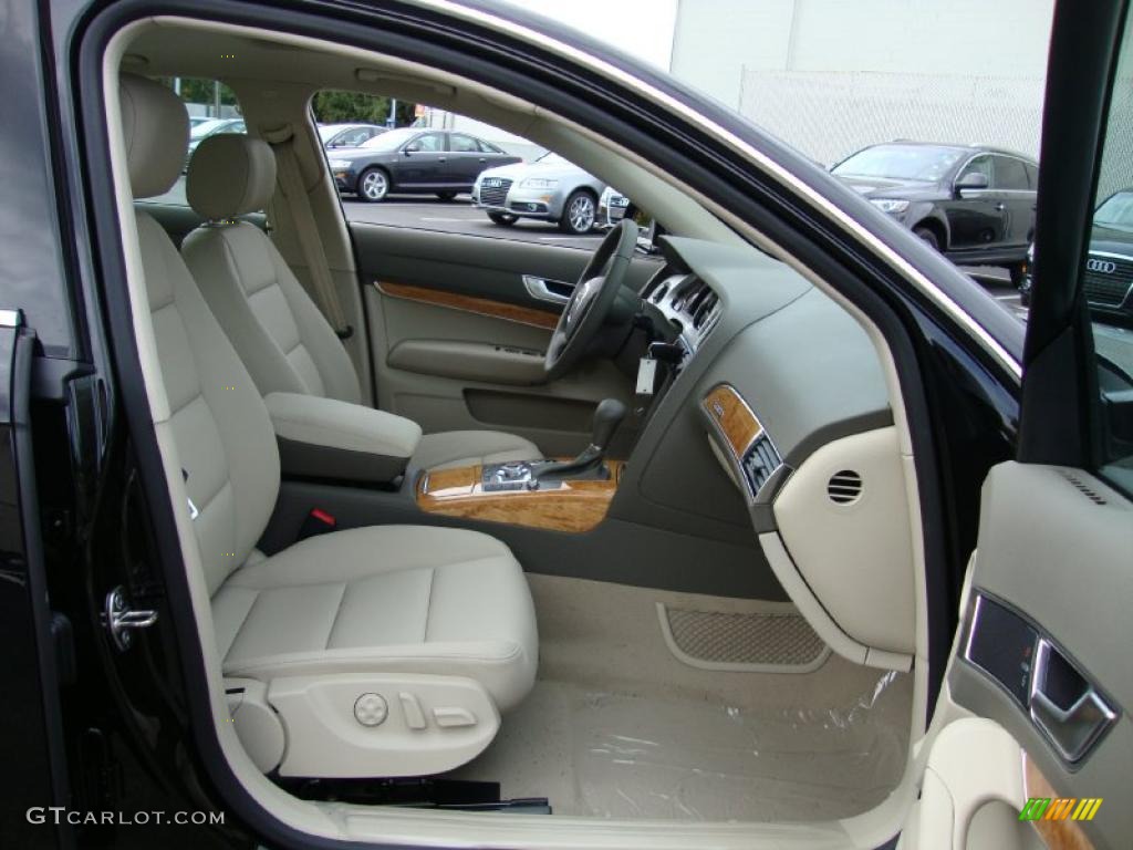 Cardamom Beige Interior 2011 Audi A6 3.0T quattro Sedan Photo #39034642