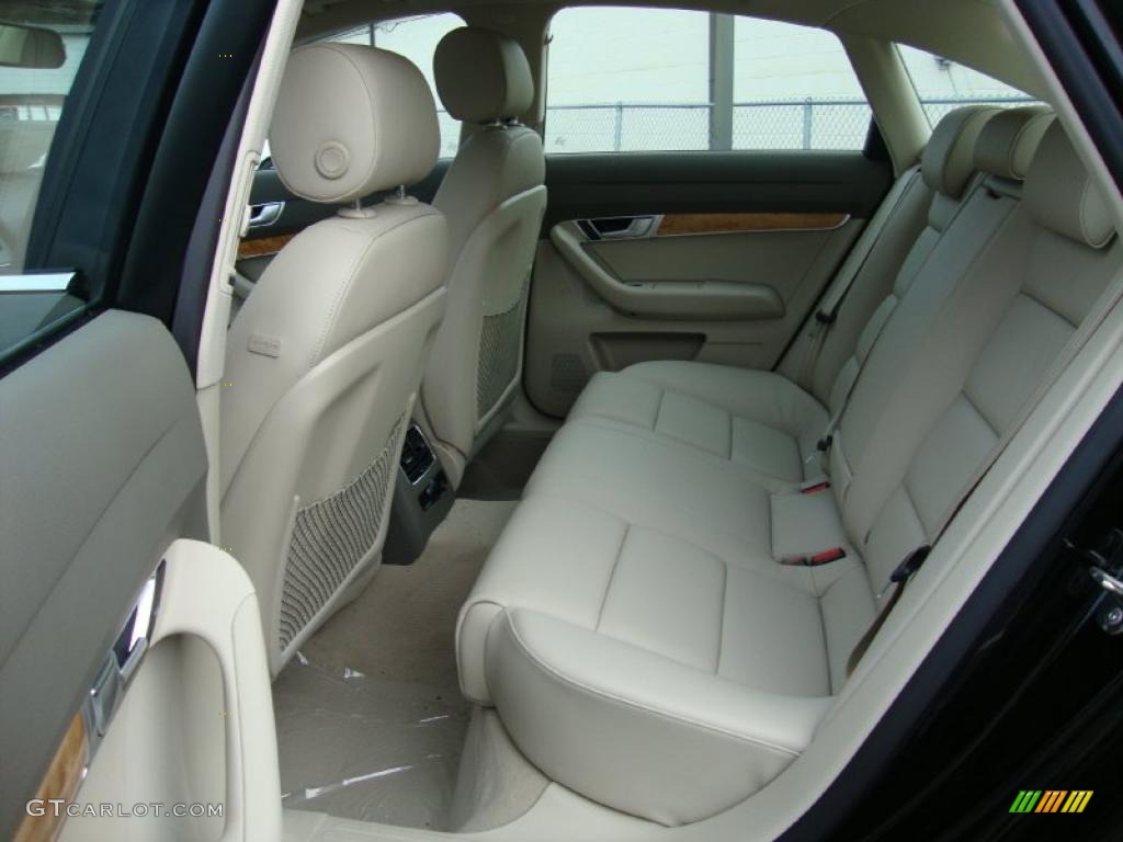 Cardamom Beige Interior 2011 Audi A6 3.0T quattro Sedan Photo #39034706