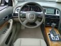 2011 Audi A6 Cardamom Beige Interior Steering Wheel Photo