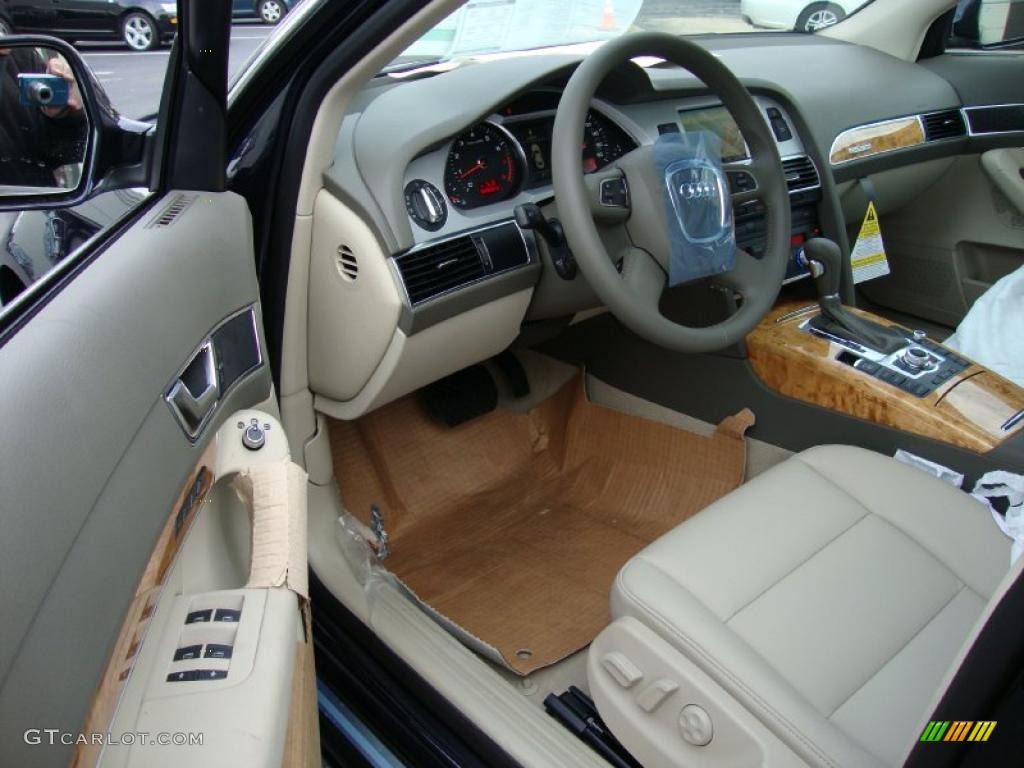 Cardamom Beige Interior 2011 Audi A6 3.0T quattro Sedan Photo #39035067