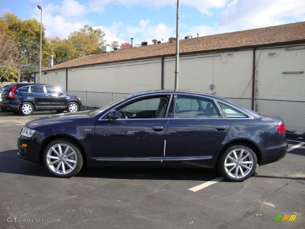 Aventurine Blue Pearl Effect 2011 Audi A6 3.0T quattro Sedan Exterior Photo #39036916