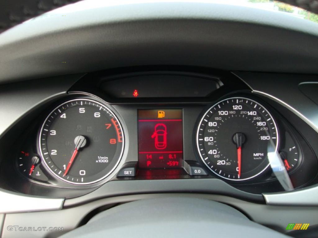 2011 Audi A4 2.0T quattro Sedan Gauges Photo #39037959