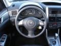 Black 2010 Subaru Forester 2.5 X Premium Steering Wheel