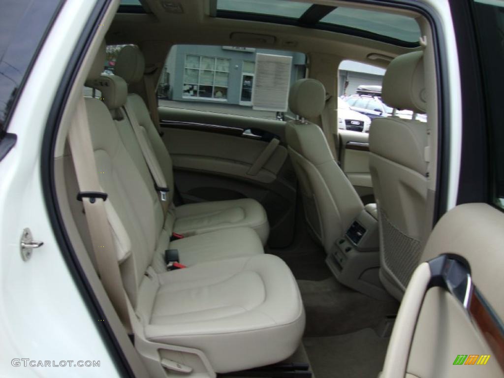 Cardamom Beige Interior 2009 Audi Q7 3.6 quattro Photo #39038911
