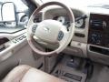 Castano Brown Leather 2006 Ford F350 Super Duty King Ranch Crew Cab 4x4 Dually Steering Wheel