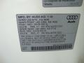Info Tag of 2009 Q7 3.6 quattro
