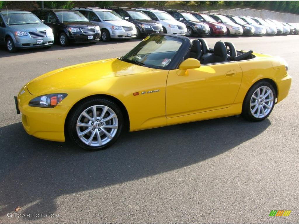 2006 S2000 Roadster - Rio Yellow Pearl / Black photo #1