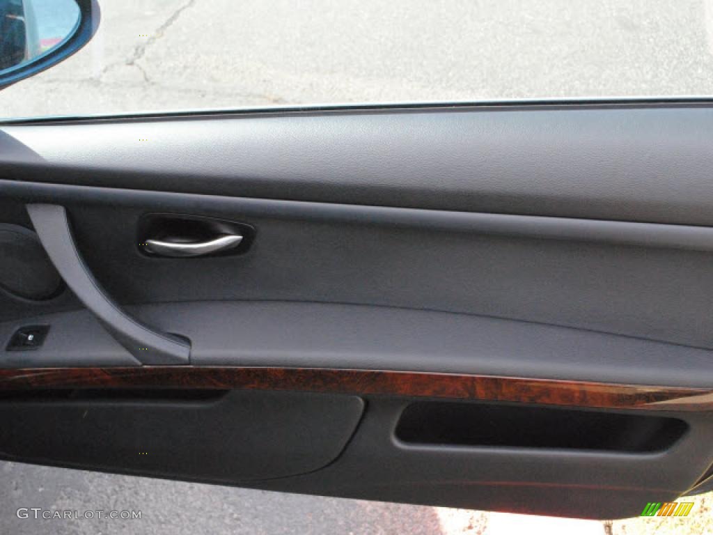 2008 BMW 3 Series 328i Coupe Black Door Panel Photo #39042435