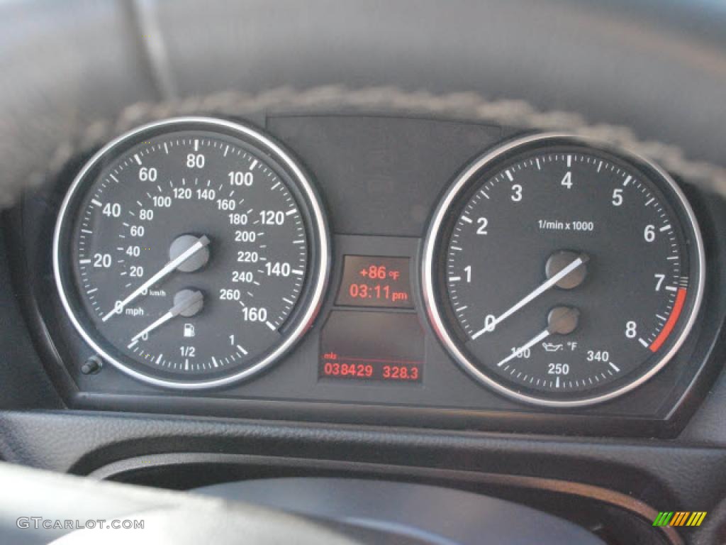 2008 BMW 3 Series 328i Coupe Gauges Photo #39042579