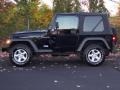 Black 2002 Jeep Wrangler SE 4x4 Exterior