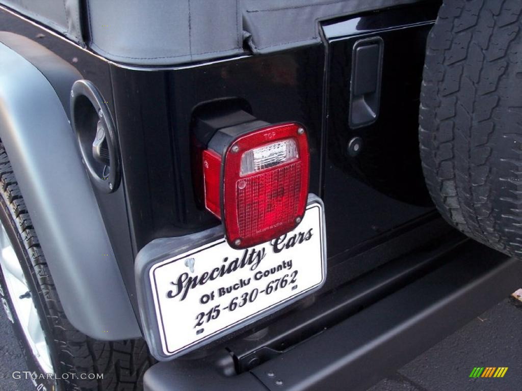 2002 Wrangler SE 4x4 - Black / Agate Black photo #23