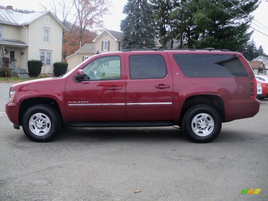 Red Jewel Tintcoat 2011 Chevrolet Suburban 2500 LT 4x4 Exterior Photo #39043275