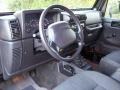 2002 Jeep Wrangler Agate Black Interior Prime Interior Photo