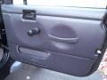 Agate Black 2002 Jeep Wrangler SE 4x4 Door Panel