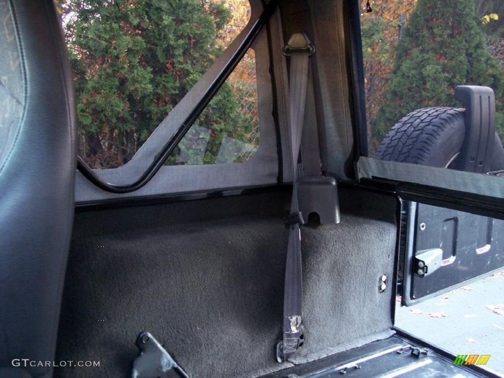 2002 Wrangler SE 4x4 - Black / Agate Black photo #47
