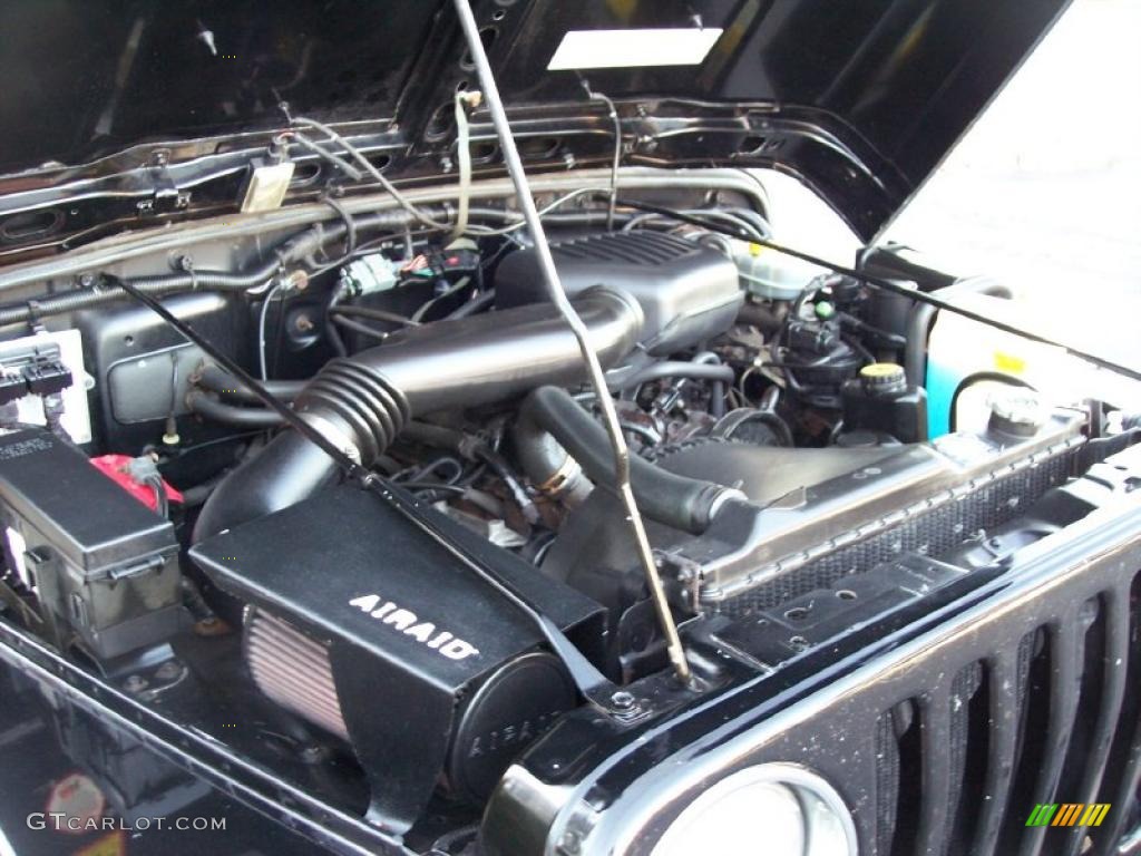 2002 Jeep Wrangler SE 4x4 2.5 Liter OHV 8-Valve 4 Cylinder Engine Photo #39043619