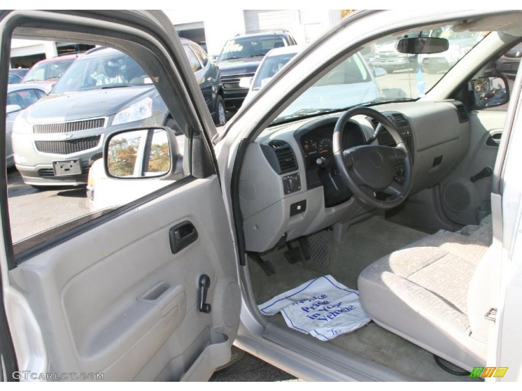 Medium Dark Pewter Interior 2004 Chevrolet Colorado Regular Cab Photo #39044087