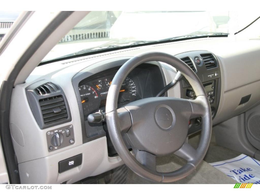 2004 Chevrolet Colorado Regular Cab Medium Dark Pewter Steering Wheel Photo #39044107