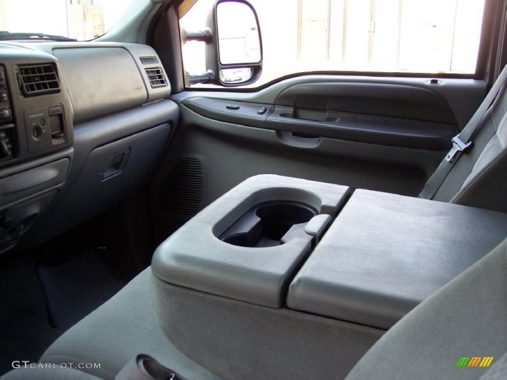 Medium Flint Interior 2004 Ford F250 Super Duty XLT SuperCab 4x4 Photo #39044115