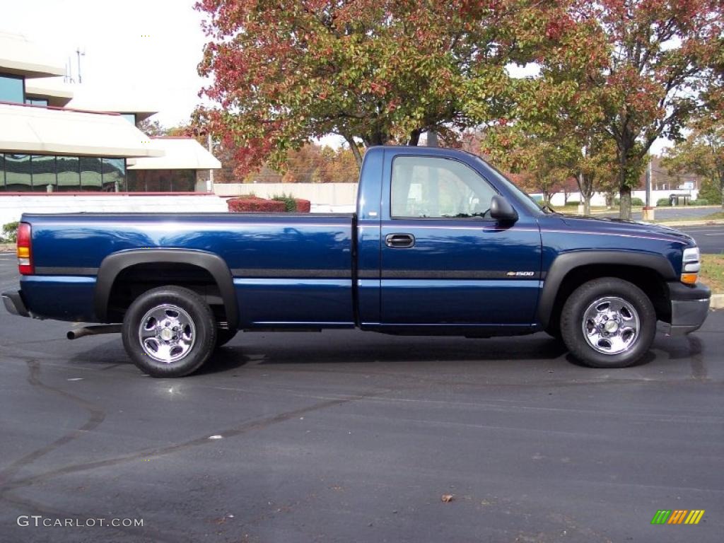 2000 Silverado 1500 Regular Cab - Indigo Blue Metallic / Graphite photo #5