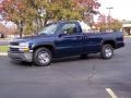 2000 Indigo Blue Metallic Chevrolet Silverado 1500 Regular Cab  photo #12