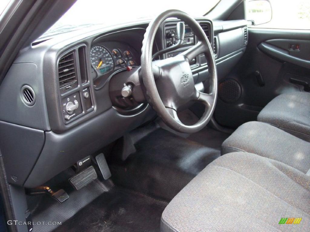 Graphite Interior 2000 Chevrolet Silverado 1500 Regular Cab Photo #39044724