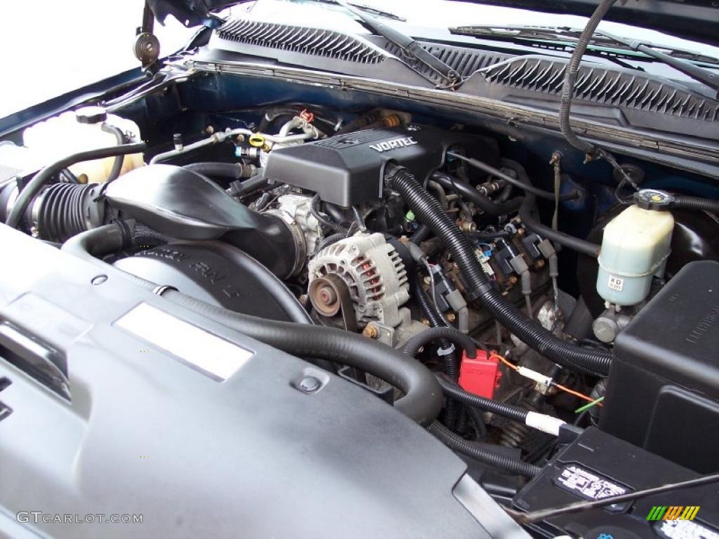 2000 Chevrolet Silverado 1500 Regular Cab 4.8 Liter OHV 16-Valve Vortec V8 Engine Photo #39044916