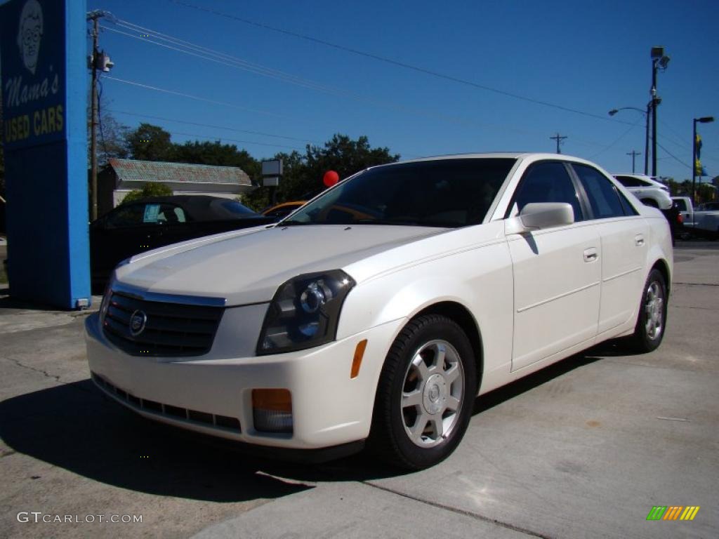 White Diamond 2003 Cadillac CTS Sedan Exterior Photo #39045332