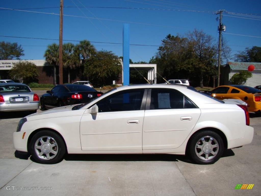 White Diamond 2003 Cadillac CTS Sedan Exterior Photo #39045340