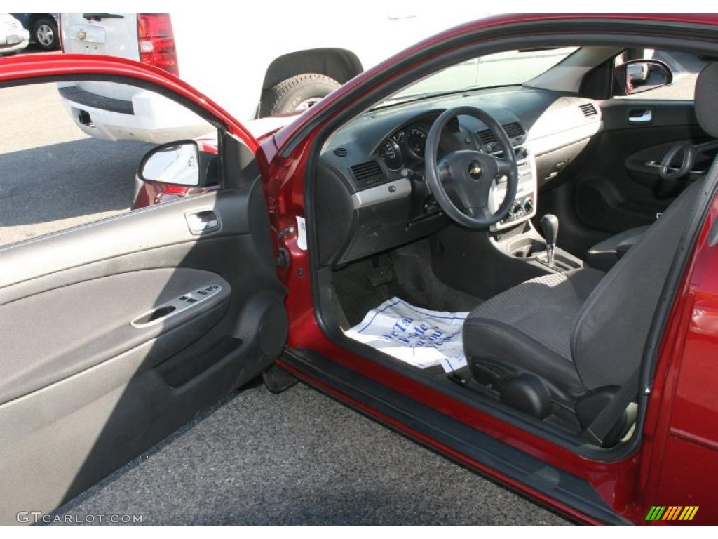 Ebony/Gray Interior 2008 Chevrolet Cobalt LT Coupe Photo #39045388