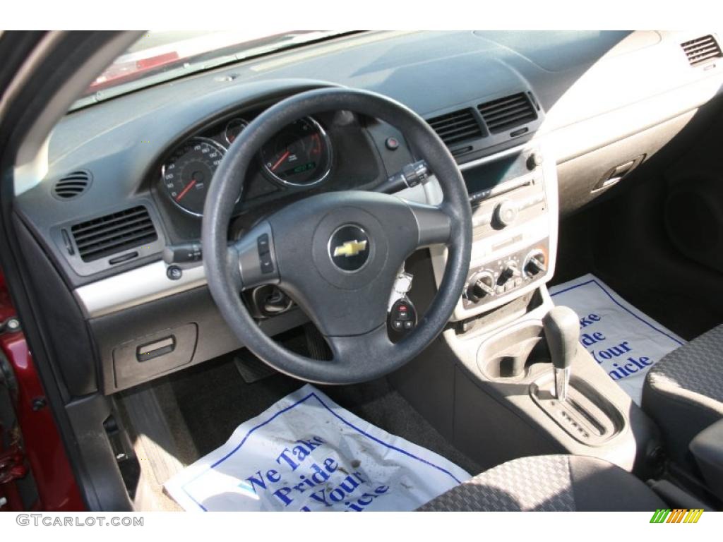 Ebony/Gray Interior 2008 Chevrolet Cobalt LT Coupe Photo #39045404