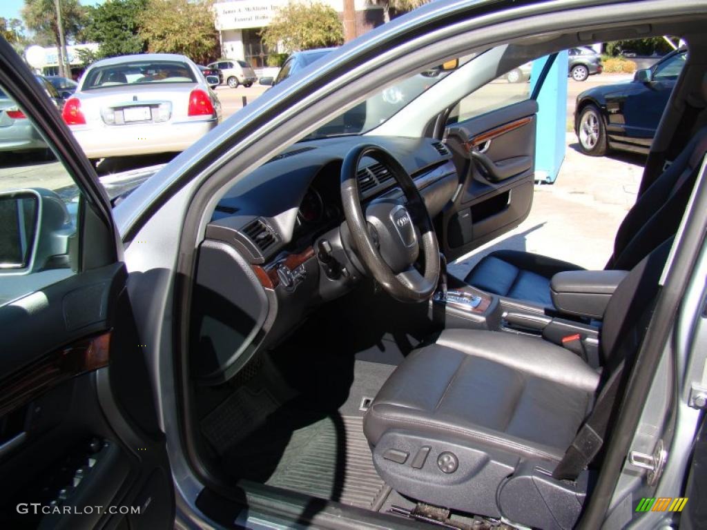 Ebony Interior 2005 Audi A4 3.2 quattro Sedan Photo #39045784