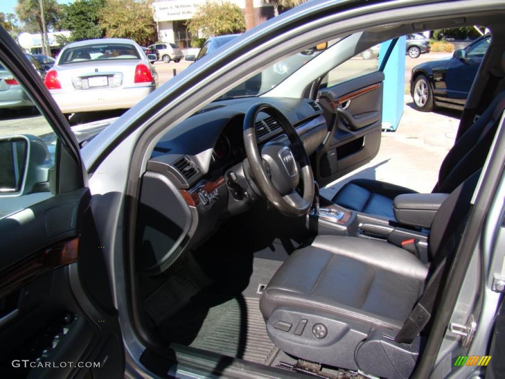 2005 A4 3.2 quattro Sedan - Quartz Gray Metallic / Ebony photo #9