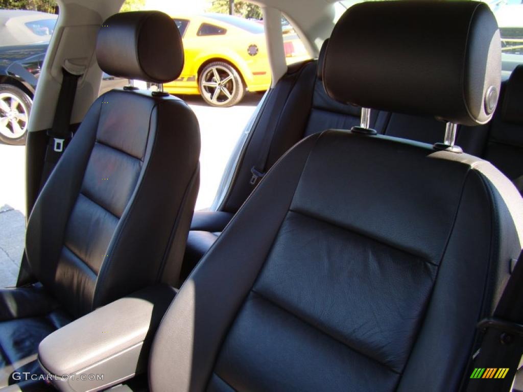 Ebony Interior 2005 Audi A4 3.2 quattro Sedan Photo #39045804