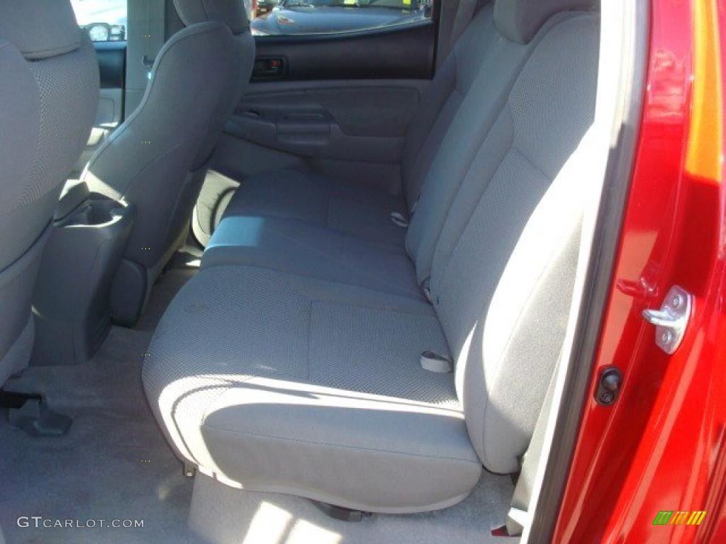 2009 Tacoma V6 TRD Double Cab 4x4 - Barcelona Red Metallic / Graphite Gray photo #10