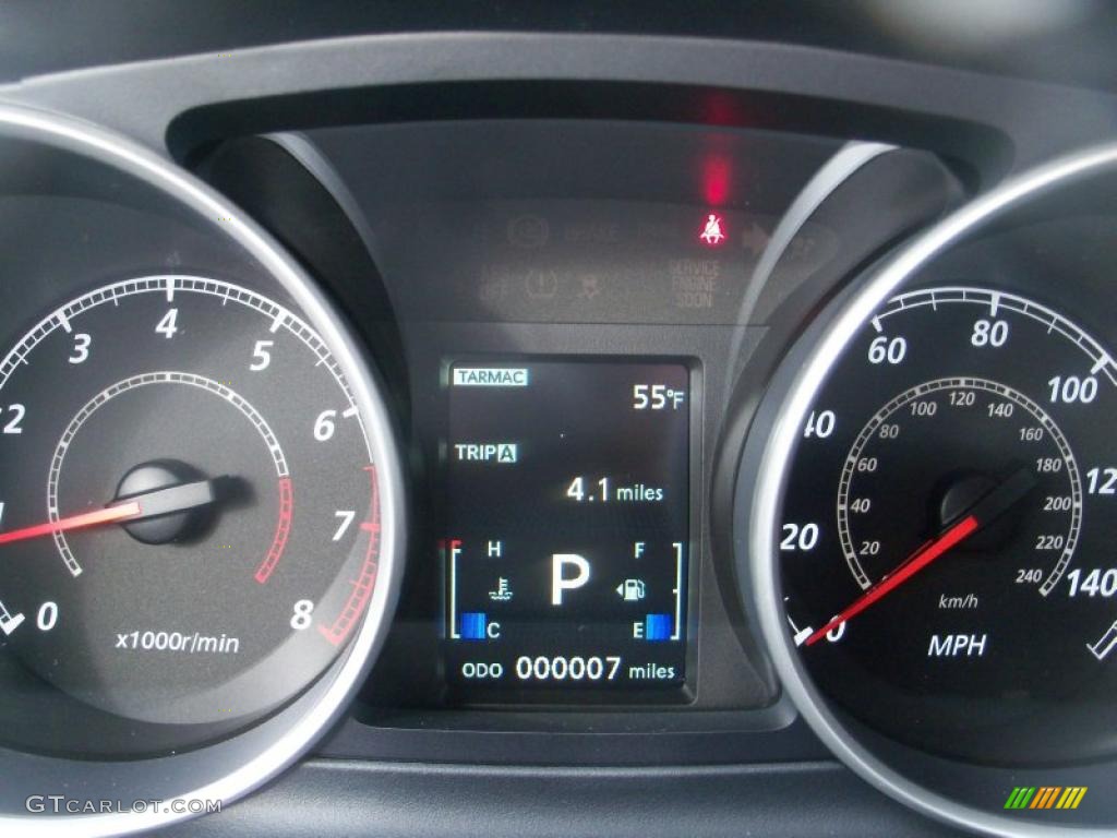 2011 Mitsubishi Outlander GT AWD Gauges Photo #39047128