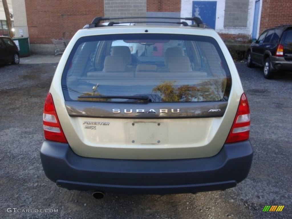 2004 Forester 2.5 X - Sierra Gold Metallic / Beige photo #4