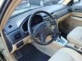 Beige 2004 Subaru Forester 2.5 X Interior Color