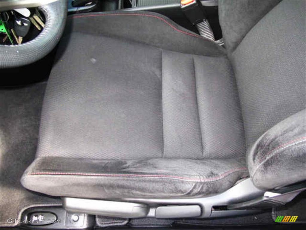 Black Interior 2007 Honda Civic Si Sedan Photo #39048580