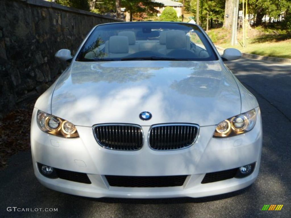 2008 3 Series 328i Convertible - Alpine White / Cream Beige photo #3