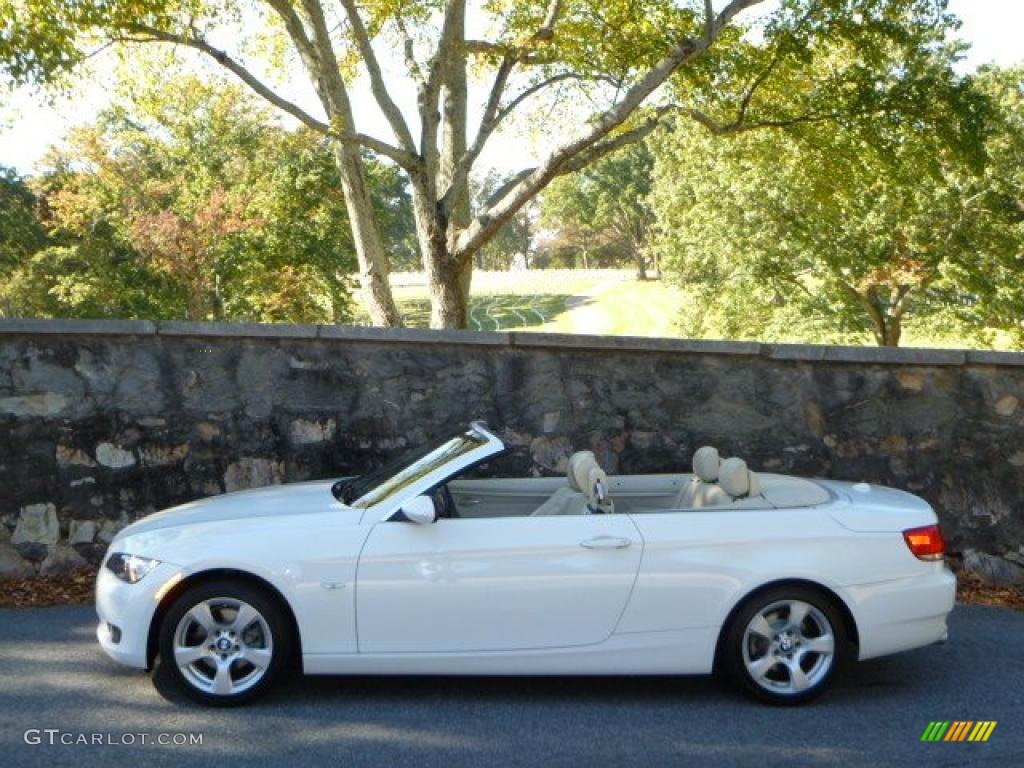 2008 3 Series 328i Convertible - Alpine White / Cream Beige photo #5