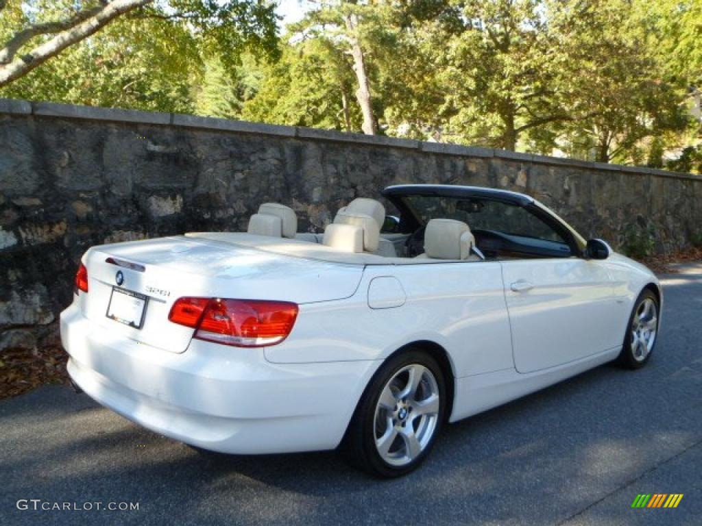 2008 3 Series 328i Convertible - Alpine White / Cream Beige photo #14