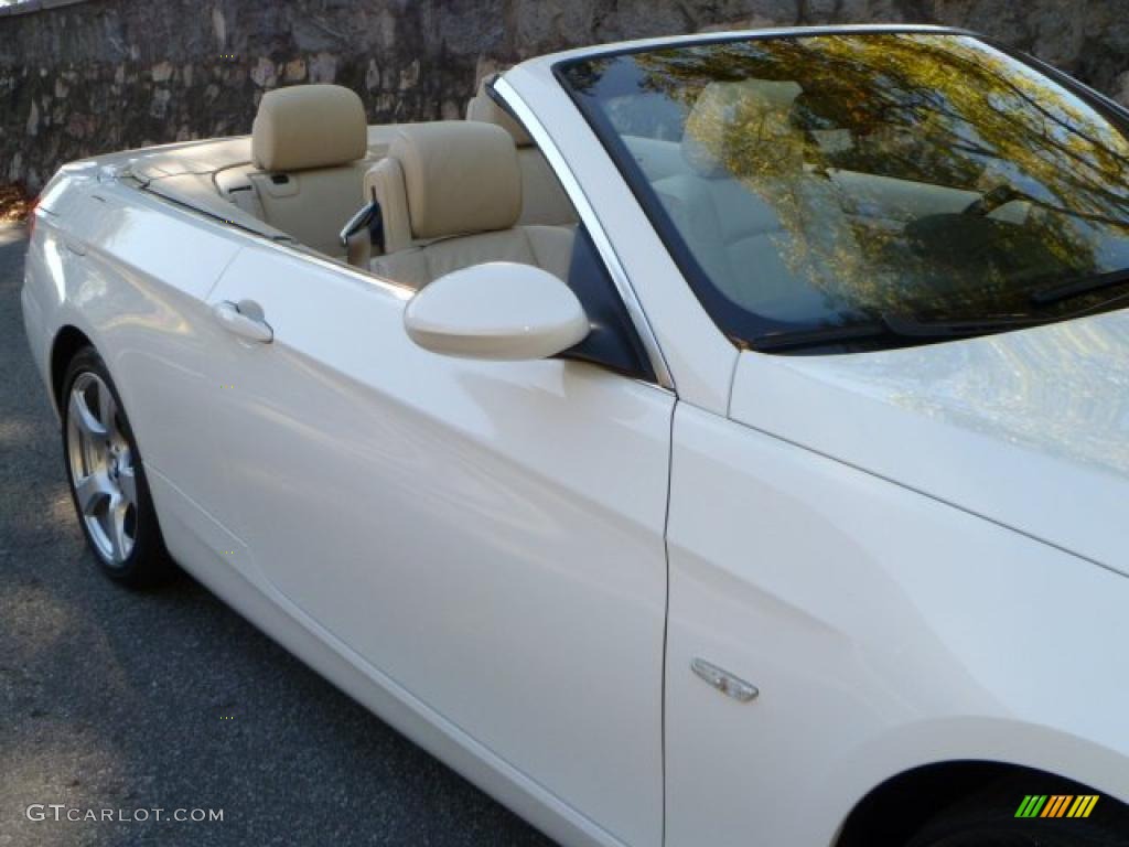 2008 3 Series 328i Convertible - Alpine White / Cream Beige photo #15