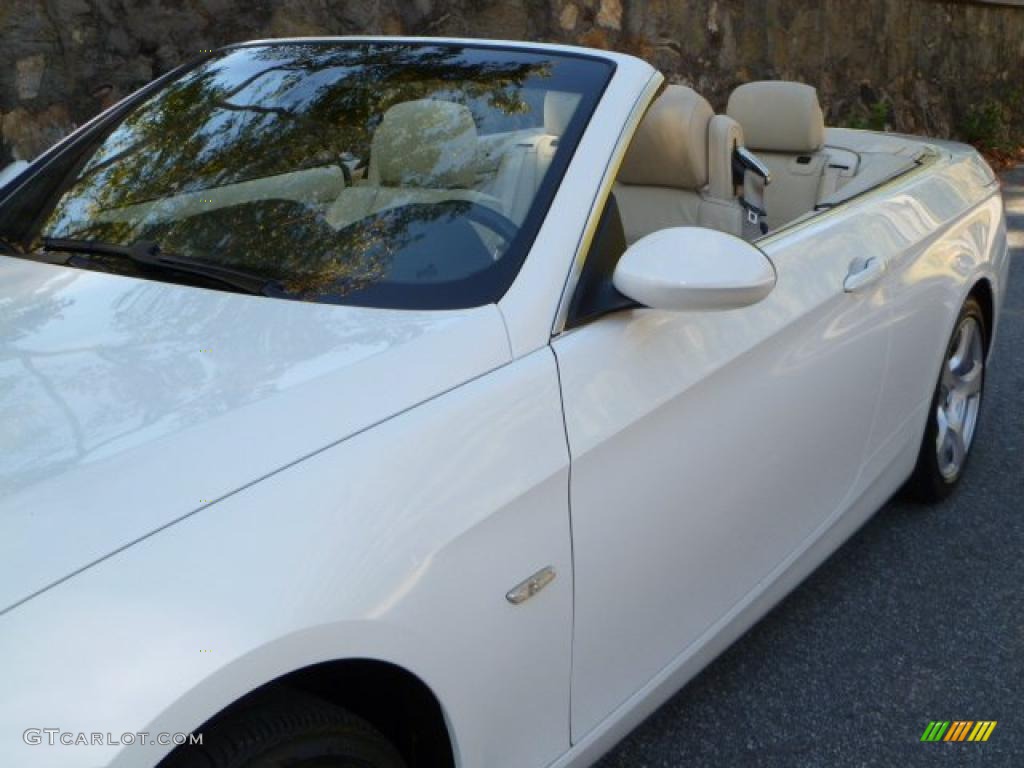 2008 3 Series 328i Convertible - Alpine White / Cream Beige photo #16